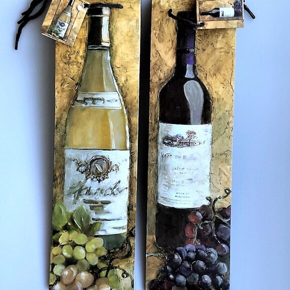 2 CONNOISSEUR'S DELUXE WINE GIFT BAGS - Picture 1 of 5